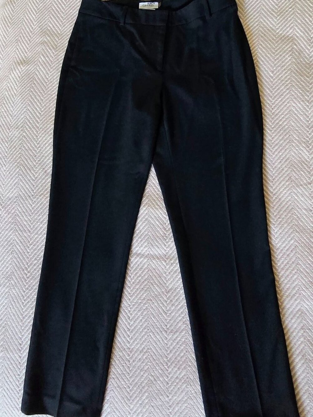 Calvin Klein Slim Fit Black Pants - Size 10